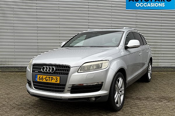 Audi Q7 4.2 FSI quattro Pro Line+ 5+2 GROOT GLAZEN PANORAMA/SCHUIFDAK, 7 ZITTER, LUCHTVERING, LEDER, AUTOMAAT NAVI, TREKHAAK, GOED ONDERHOUDEN, YOUNGTIMER.