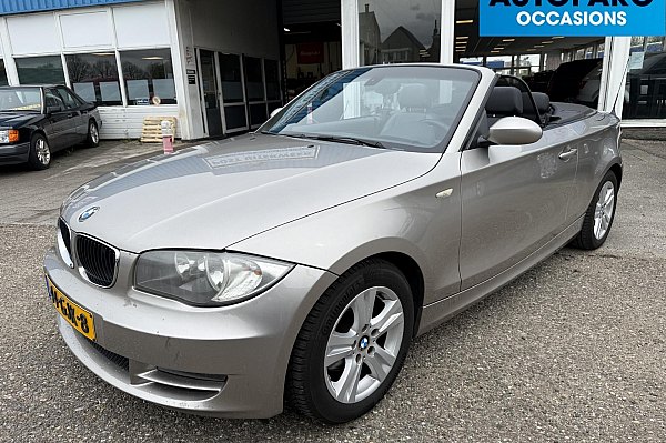 BMW 1 Serie Cabrio 118i High Executive LEDER, GOED ONDERHOUDEN, PARKEERSENSOREN, CRUISE CONTROL.