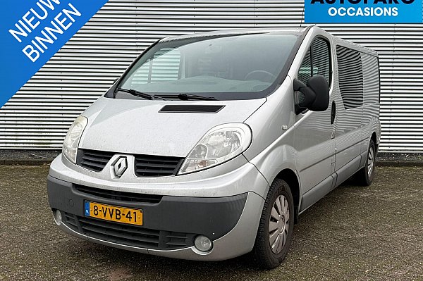 Renault Trafic 2.0 dCi T29 L2H1 DC Générique , CRUISE CONTROLE, AIRCO, ELECTR RAMEN, TREKHAAK, NAVIGATIE, PDC, 6 BAK, RIJDT ZEER GOED, GOED ONDERHOUDEN,