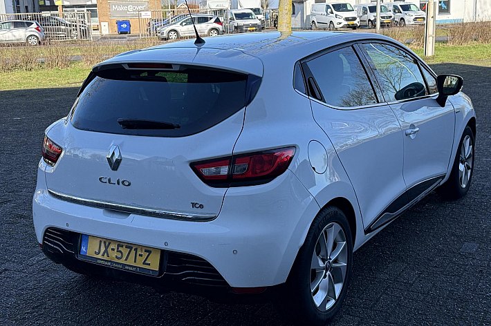 Renault Clio 0.9 TCe Eco2 Limited , AIRCO, CRUISE CONTROLE, 1e EIGENAAR, NAVI, LIMITED INTERIEUR, BOEKJES, GOED RIJDENDE EN ZEER ZUINIGE CLIO, SPORTVELGEN