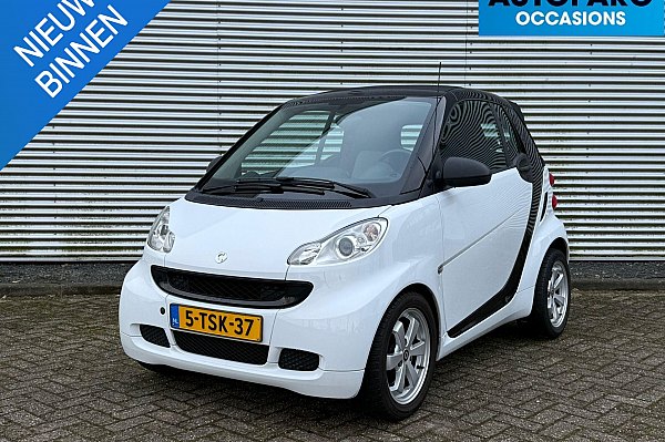 Smart Fortwo cabrio 1.0 mhd Pure AIRCO, ELECTR DAK, AUTOMAAT, GROTE NAVI / CARPLAY, ELECTRISCHE RAMEN, SPORTVELGEN, 85.166 KM, NAP