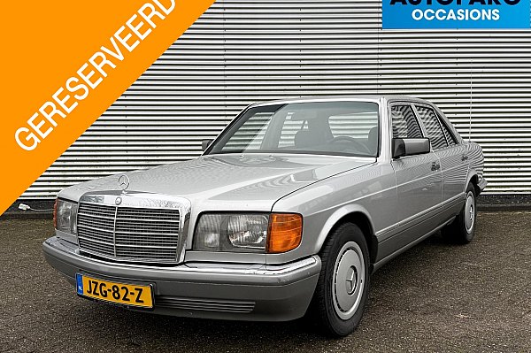 Mercedes-Benz 200-500 (W126) 300SE DEZE MOOIE 300SE IS VOORZIEN VAN O.A. AUTOMAAT, AIRCO, WEGENBELASTINGVRIJ, INTERIEUR EN EXTERIEUR ZEER NETJES.
