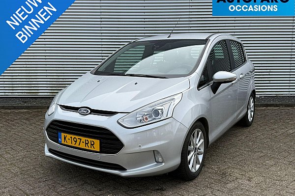 Ford B-MAX 1.0 EcoBoost Titanium , CLIMA, CRUISE CONTROLE,TREKHAAK,  ACHTERUITRIJ CAMERA, NAVI, PDC VOOR EN ACHTER, 100% ONDERHOUDEN, BOEKJES AANWEZIG, SUPER NETTE EN PERFECT RIJDENDE AUTO