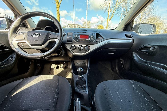 Kia Picanto 1.2 CVVT Comfort Pack , AIRCO, 4xELECTRISCHE RAMEN, VOLLEDIG ONDERHOUDEN, BOEKJES AANWEZIG, SPORTVELGEN