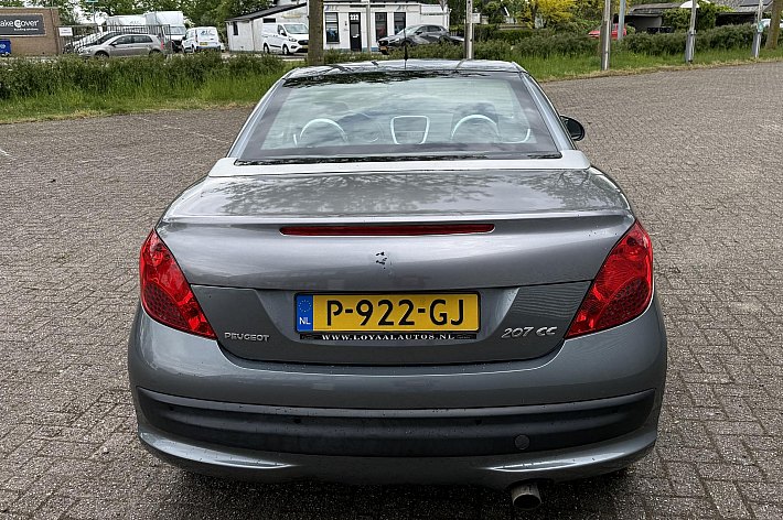 Peugeot 207 CC 1.6 VTi AIRCO, SLECHTS 94.970 KM, INRUILER ZO MEENEMEN SPORTVELGEN, BOEKJES AANWEZIG, INRUIL MOGELIJK