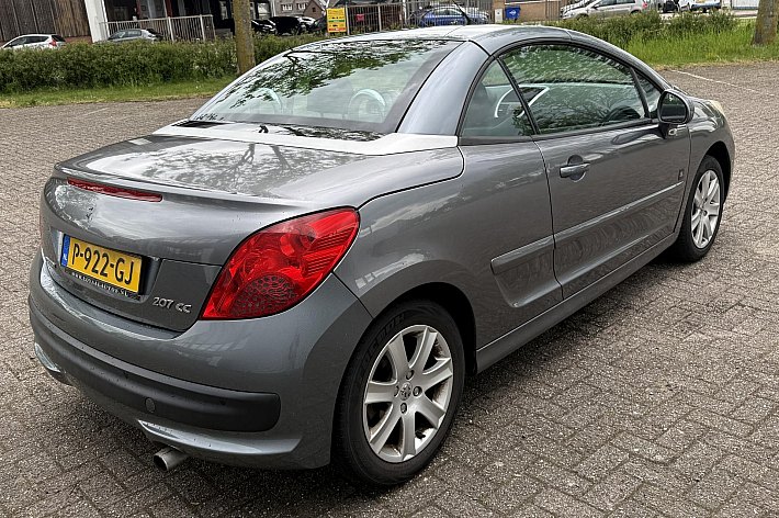 Peugeot 207 CC 1.6 VTi AIRCO, SLECHTS 94.970 KM, INRUILER ZO MEENEMEN SPORTVELGEN, BOEKJES AANWEZIG, INRUIL MOGELIJK