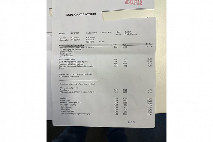 Citroën C1 1.0-12V Séduction , 150.225 KM, 5 DEURS, GOED ONDERHOUDEN, FACTUREN AANWEZIG, RONDOM PLEKJE EN VLEKJE, VASTE PRIJS