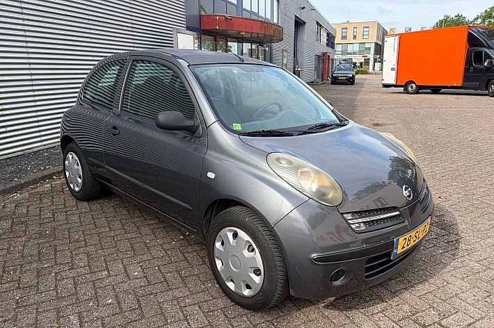 Nissan Micra 1.2 Visia , AIRCO, ELECTR RAMEN, PARROT, GOED ONDERHOUDEN, BOEKJES AANWEZIG, RIJDT GOED, DAK VERKLEURT DOOR DE ZON, VERDER NETTE AUTO