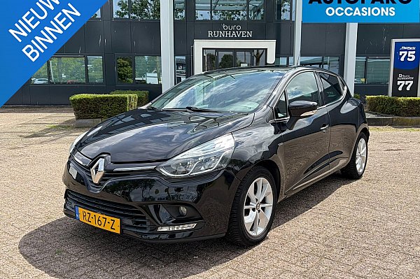 Renault Clio 0.9 TCe Limited , 84.406 KM NAP, AIRCO, TREKHAAK, CRUISE CONTROLE, NAVI, VOLLEDIG ONDERHOUDEN