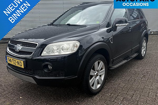 Chevrolet Captiva 3.2i Executive , AUTOMAAT, AWD, AIRCO, LEDER, OPENDAK, ELECTR STOELEN, ELEC SPIEGELS EN RAMEN, AWD, TREKHAAK, BOEKJES AANWEZIG, 4WD