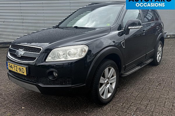 Chevrolet Captiva 3.2i Executive , AUTOMAAT, AWD, 7 PERS , AIRCO, LEDER, OPENDAK, ELECTR STOELEN, ELEC SPIEGELS EN RAMEN, AWD, TREKHAAK, BOEKJES AANWEZIG, 4WD