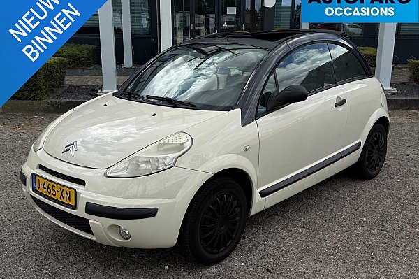 Citroën C3 Pluriel 1.4i AIRCO (STEENKOUD), 4 ELECT RAMEN, NAVI, BLUETOOTH, CV, SPLINTERNIEUWE KOPPELING, BOEKJES