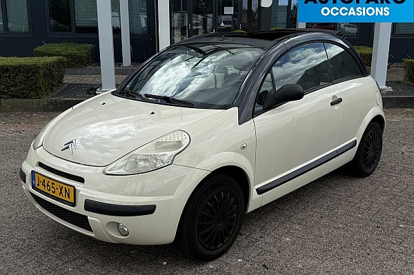 Citroën C3 Pluriel 1.4i AIRCO (STEENKOUD), WERKEND CABRIODAK, 4 ELECT RAMEN, NAVI, BLUETOOTH, CV, SPLINTERNIEUWE KOPPELING, BOEKJES