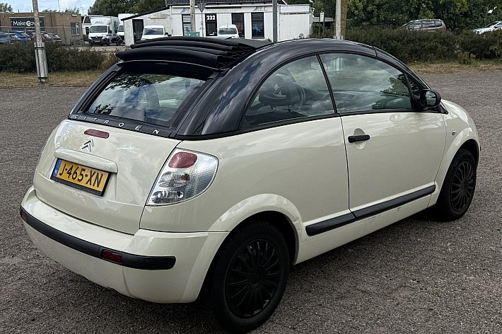 Citroën C3 Pluriel 1.4i AIRCO (STEENKOUD), 4 ELECT RAMEN, NAVI, BLUETOOTH, CV, SPLINTERNIEUWE KOPPELING, BOEKJES
