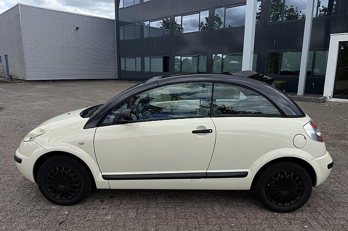Citroën C3 Pluriel 1.4i AIRCO (STEENKOUD), 4 ELECT RAMEN, NAVI, BLUETOOTH, CV, SPLINTERNIEUWE KOPPELING, BOEKJES
