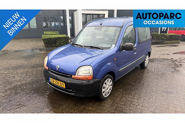 Renault Kangoo 1.4 RT MET INRIJPLAAT, IDEAAL VOOR ZZP-ER OF SCOOTERVERVOER, EX JNVALIDE, DISTRIBUTIE VERVANGEN OP 151.000, BOEKJES AANWEZIG, GEEN NIEUWE AUTO, MAAR WEL TECHNISCH GOED….