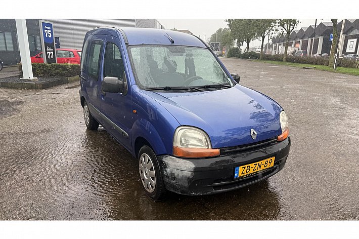 Renault Kangoo 1.4 RT MET INRIJPLAAT, IDEAAL VOOR ZZP-ER OF SCOOTERVERVOER, EX JNVALIDE, DISTRIBUTIE VERVANGEN OP 151.000, BOEKJES AANWEZIG, GEEN NIEUWE AUTO, MAAR WEL TECHNISCH GOED….