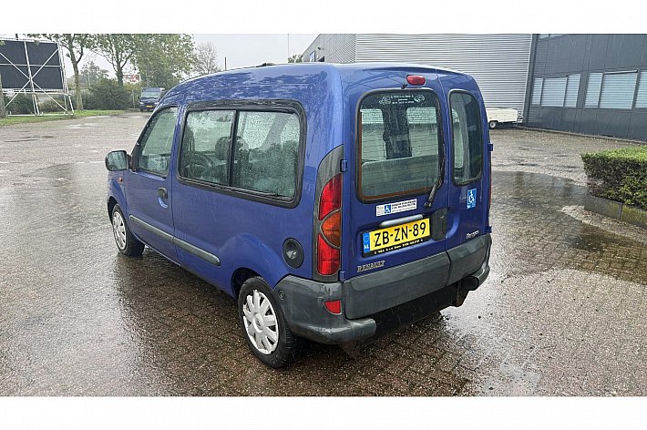 Renault Kangoo 1.4 RT MET INRIJPLAAT, IDEAAL VOOR ZZP-ER OF SCOOTERVERVOER, EX JNVALIDE, DISTRIBUTIE VERVANGEN OP 151.000, BOEKJES AANWEZIG, GEEN NIEUWE AUTO, MAAR WEL TECHNISCH GOED….