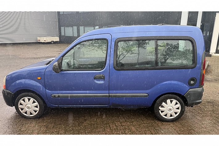 Renault Kangoo 1.4 RT MET INRIJPLAAT, IDEAAL VOOR ZZP-ER OF SCOOTERVERVOER, EX JNVALIDE, DISTRIBUTIE VERVANGEN OP 151.000, BOEKJES AANWEZIG, GEEN NIEUWE AUTO, MAAR WEL TECHNISCH GOED….