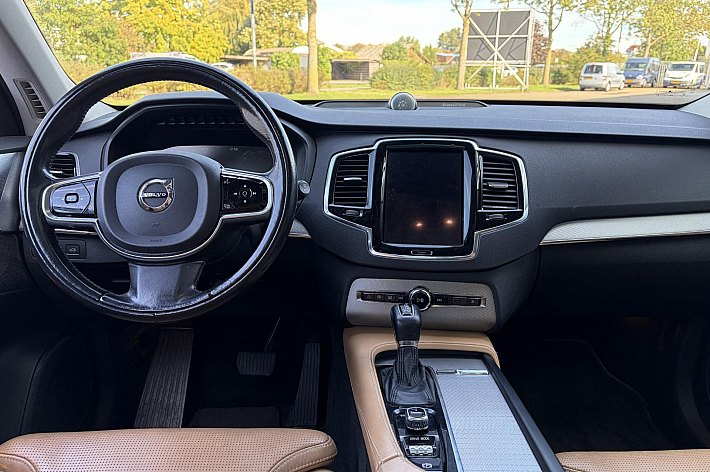 Volvo XC90 2.0 D5 AWD Inscription 1e EIGENAAR, VOLVO DEALER ONDERHOUDEN, HEAD-UP, STOELVERKOELING, 7 PERSOONS, LAGE KM STAND, ZEER RUIM IN OPTIES.