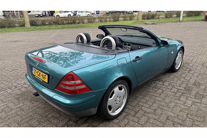 Mercedes-Benz SLK 200 , AIRCO, ELECTR DAK, LEDER, HANDBAK,  AMG VELGEN, ABSOLUUT ROESTVRIJ, PERFECT RIJDEND, YOUNGTIMER !!!