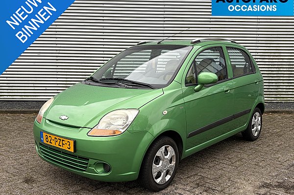 Chevrolet Matiz 0.8 Style LEUKE ZUINIGE GROENE MATIZ AUTOMAAT, APK TOT 21-10-2027, REMBLOKJES BINNENKORT AAN VERVANGING TOE.