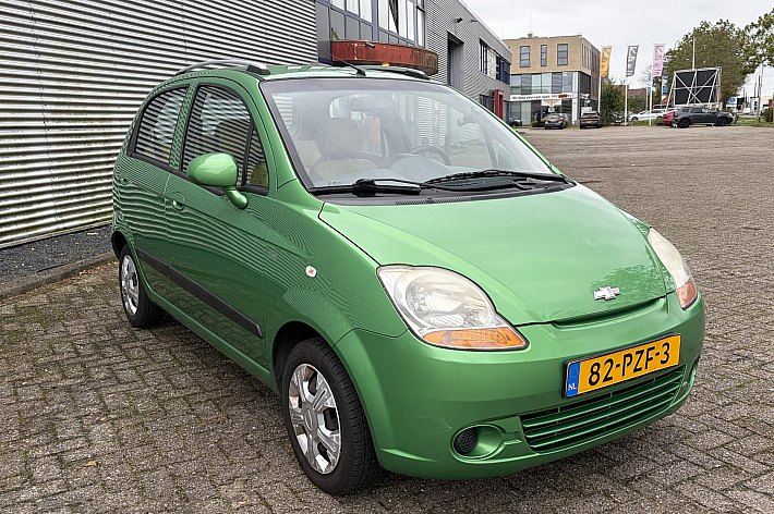 Chevrolet Matiz 0.8 Style LEUKE ZUINIGE GROENE MATIZ AUTOMAAT, APK TOT 21-10-2027, REMBLOKJES BINNENKORT AAN VERVANGING TOE.